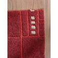 thumbnail image 3 of Rugsotic Carpets Hand Knotted Wool Area Rugs - 8'X11', Rectangle, Red, Contemporary Modern Design, High Pile Thick Handmade Anti Skid Area Rugs For Living Room, Bed Room (T00102), 3 of 6