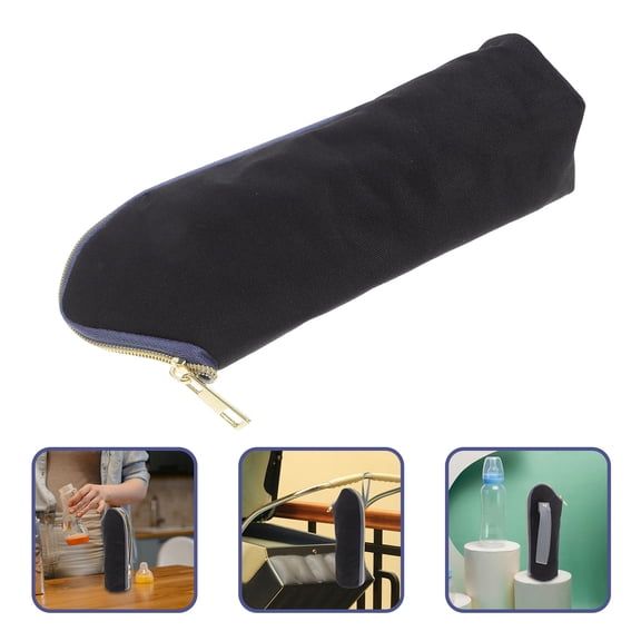 COMPUKAS Portable Insulated Bottle Bag for Travel, Waterproof Oxford Cloth