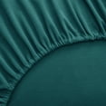 thumbnail image 4 of Solid Flannel Microfiber Sheets Warm and Cozy Extra Deep Pockets, Full - Teal, 4 of 5