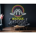 thumbnail image 2 of Glowneon Woman Shoes Shop Boutique Neon Sign, Heels Store Decor, 2 of 4