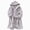 Grey, variant on zuwimk Girls Fleece Hooded Robes, Warm Printed Bath Robe for Kids Soft Fuzzy Bathrobe for Gifts(White,18-24 Months)