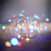 Hampton Bay 33 ft. Indoor/Outdoor Battery-Powered LED Color-Changing String Lights
