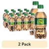 (2 pack) Seagram's Ginger Ale Soda Pop Bottles, 12 fl oz, 8 Pack