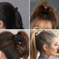 thumbnail image 4 of 4 piezas de pinzas para el cabello clip mediano cabeza trasera femenina clip de garra de tiburón cola de caballo alta clip de artefacto fijo cubierta de la cabeza damas niñas accesorios de peinado dia, 4 of 5