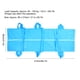 thumbnail image 3 of Bolsa para cadáveres de 80 x 210 cm, tela no tejida, bolsa de almacenamiento para el cuerpo, bolsa para cadáveres, suministros funerarios, azul, 3 of 8