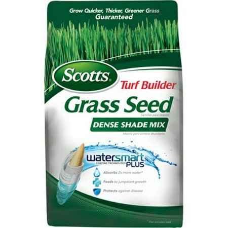 Scotts 18348 Turf Builder Dense Shade Grass Seed Mix Bag, 3-Pound (Not for sale in (Best Lawn Grass For Shade)