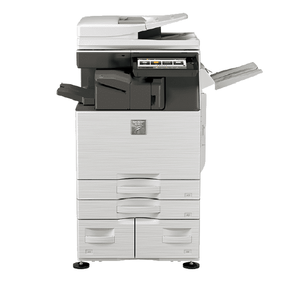 Restored Sharp MX-M6051 Monochrome Laser Multifunction Printer Copier Scanner, 60 PPM