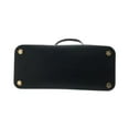 thumbnail image 5 of Michael Kors by Veronica Women's Saffiano Leather Dome Satchel, Black and Gold, 5 of 5