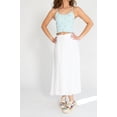 thumbnail image 3 of Ragstock White Button Front Maxi Skirt, 3 of 4