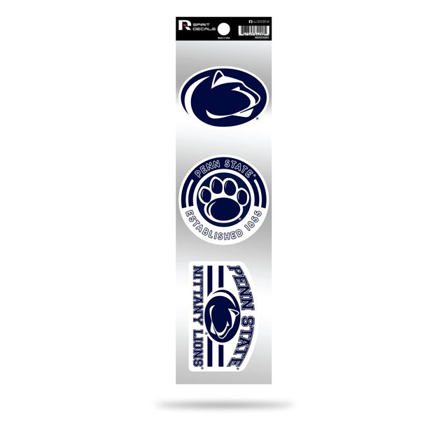 Rico Industries Rss210201: Calcomanías De Espíritu Retro De Penn State De 3 Piezas