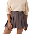 thumbnail image 2 of Pleated Skirts for Women High Waisted Mini Basic Skater Skirt Tennis Skirt School Uniform Cheerleader Skirts, 2 of 3