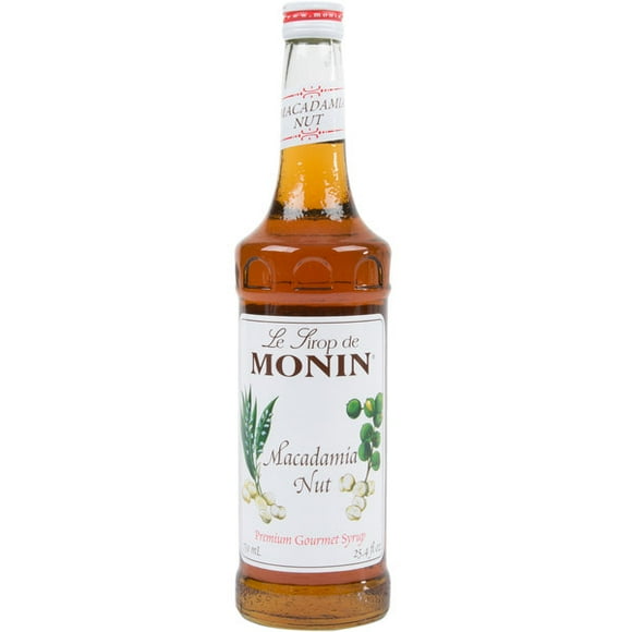 Monin 750 mL Premium Macadamia Nut Flavoring Syrup