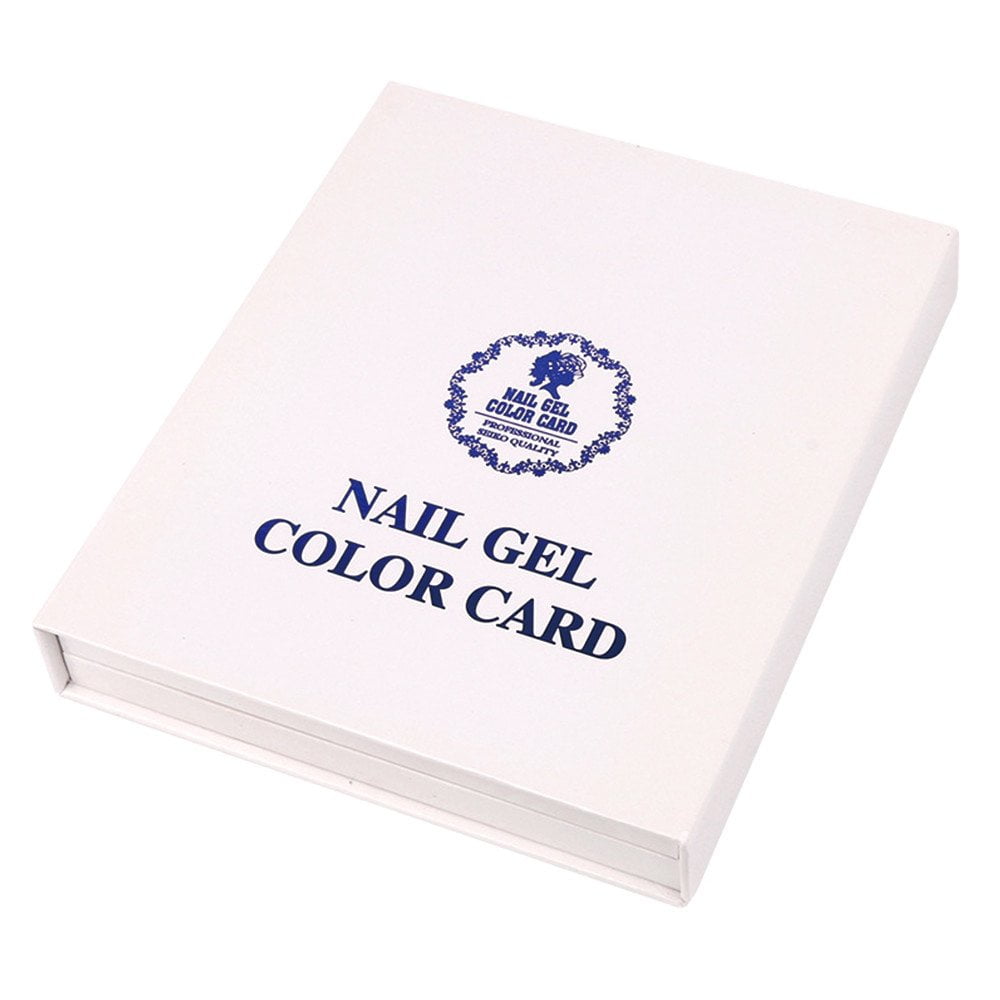 120 Color Nail Polish Color Card Manicure Display Board Nail Polish Show Book