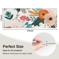 thumbnail image 5 of Pioneer Flower Floral Print Pattern Kitchen Rug Mat,Kitchen Runner Rugs Non Skid Washable,Decorative Kitchen Floor Mats for Kitchen,Sink,Laundry,17"X47", 5 of 5