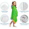 thumbnail image 7 of Colorful Tie Dye Star Flower Pattern Hooded Bath Towel，50"x30" for Ages 3 To 12 Kids, Quick Dry Lightweight Soft Microfiber Hood Beach Towel Cover Up for Kids, 7 of 7