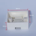 thumbnail image 4 of Injueey Caja de montaje externo de repuesto para interruptores y enchufes estándar de 86mm x 86mm, aplicable a cualquier posición de Accesorios para electrodomésticos, 4 of 6