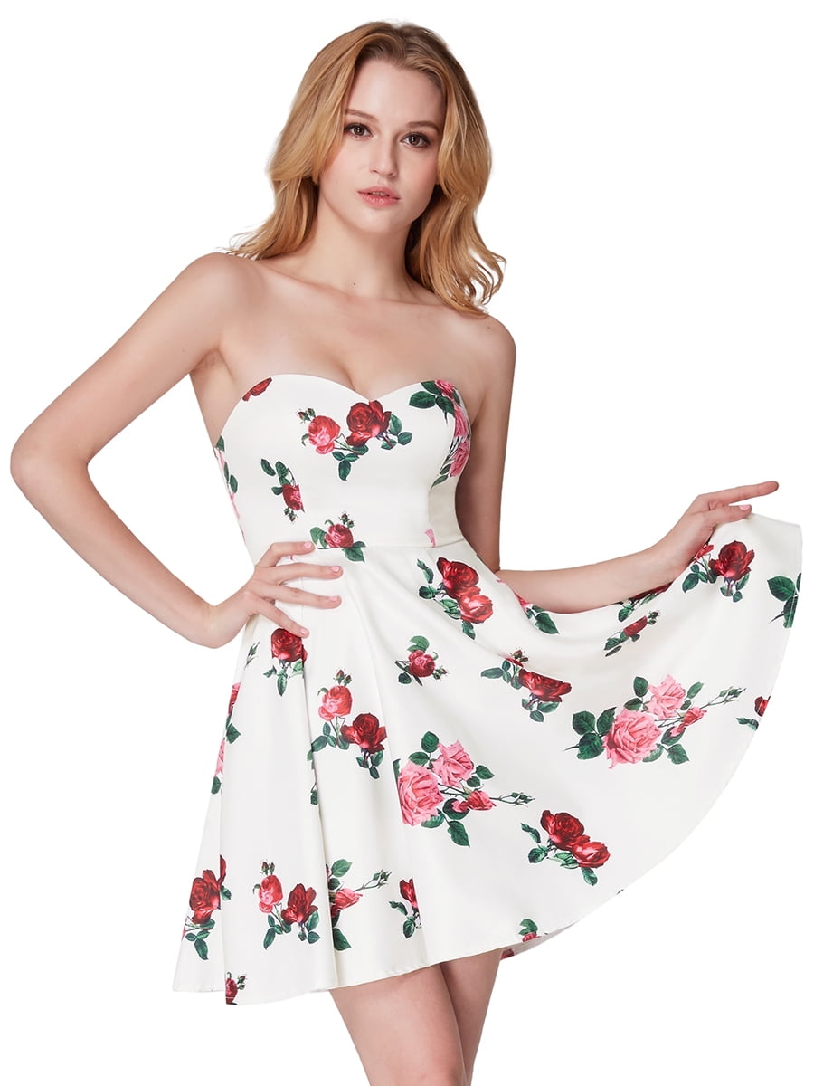 casual strapless dresses