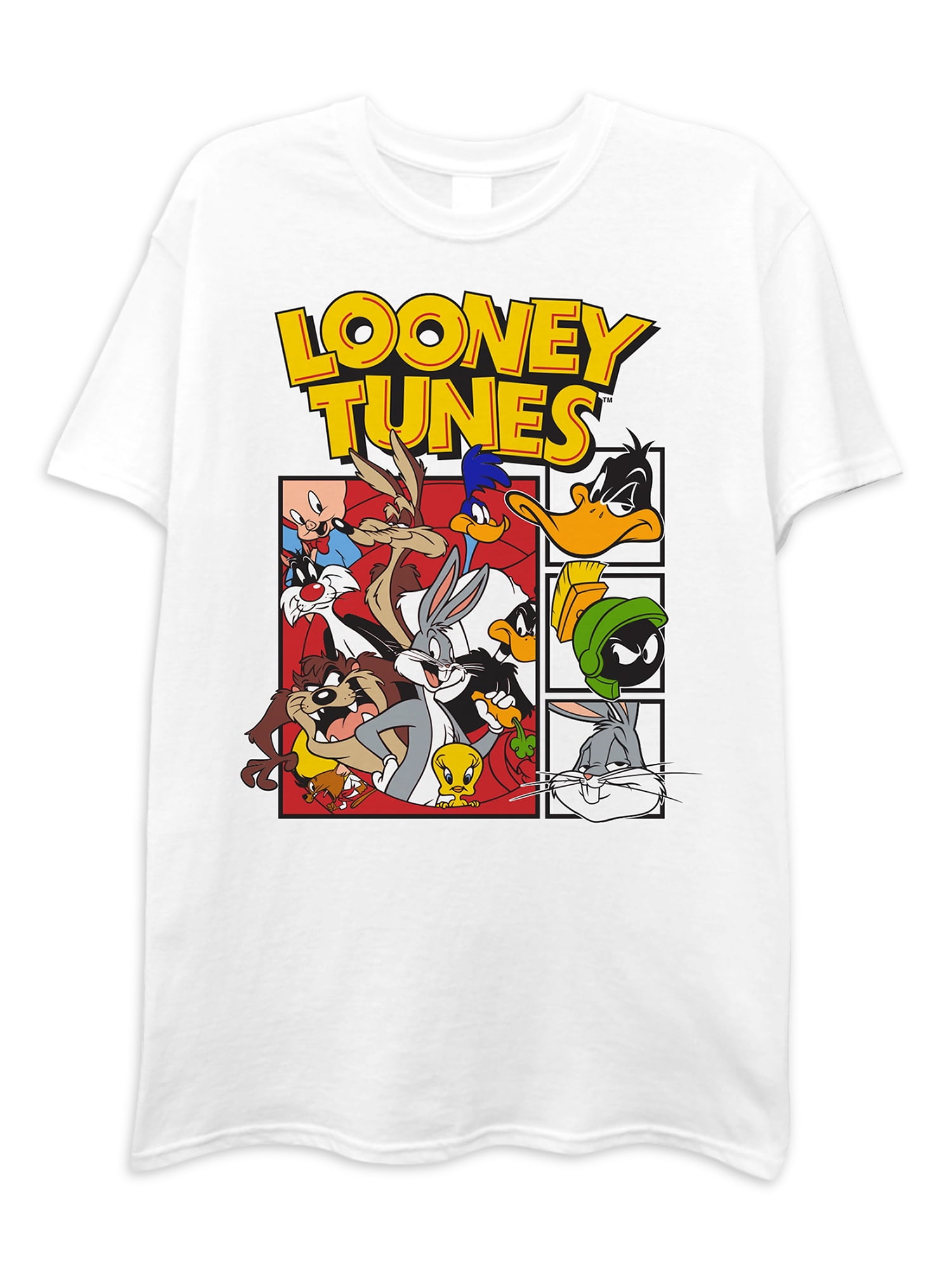 Looney Tunes Men's Cast Graphic Tee Shirt, Sizes S-2XL, Looney Tunes ...
