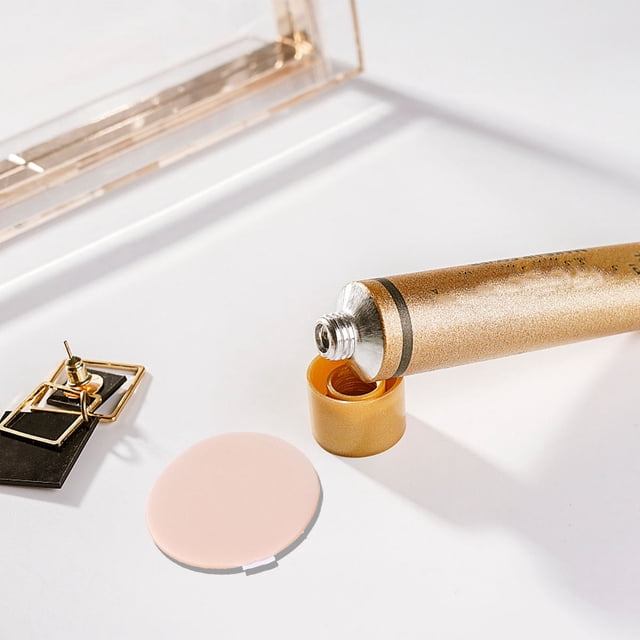 QUMIIRITY 12Ud Puff Cosmético Para Polvo Con Textura Para Aplicar Base De Maquillaje De Fácil