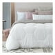 thumbnail image 1 of Edredón King Size XL Acolchado Reversible Esquimal Relleno Down, Compatible Con Funda Duvet Blanco/Gris Cálido, 1 of 6
