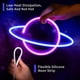 thumbnail image 2 of Letreros de neón para decoración de pared, 3 luces LED de neón para dormitorio, con alimentación por USB o batería, que iluminan elementos espaciales, planetas alienígenas, cohetes, regalo estético., 2 of 5