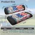 thumbnail image 7 of Uorisanigo Golf Cart Seat Cover Horse American Flag Backrest and Seat Covers 2 Pieces Set - Breathable Polyester, Universal Fit for Club Car 2-Passenger Carts, 7 of 7