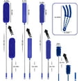 thumbnail image 5 of CLNEZ 8PCS Microfiber Duster with Detachable Extension Pole(Stainless Steel) 30-100" Duster Cleaning Kit, 5 of 9