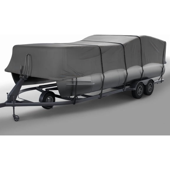 Seal Skin Covers Pontoon Boat Cover, Waterproof Outdoor Protection, Fits 17'-20'L x 102"W (Beam)