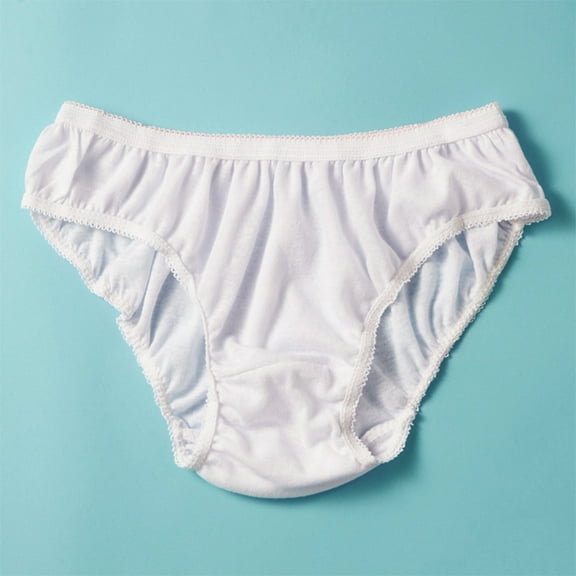 OULII 5pcs Smoothing Underwear for Women Assorted Color Fabric Briefs for Daily Use