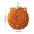 thumbnail image 3 of Toalla de mano de chenilla colgante, gruesa, absorbente, de secado rpido, para cocina, baño, dibujos animados, bonito trapo para niños, regalo de Accin de Gracias, 3 of 8