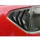 thumbnail image 4 of For Nissan Tiida 2011 2012 2013 2014 2015 Car Rear Side Window Blinds Trim Cover Louver Stickers Frame ABS Carbon Fiber, 4 of 5