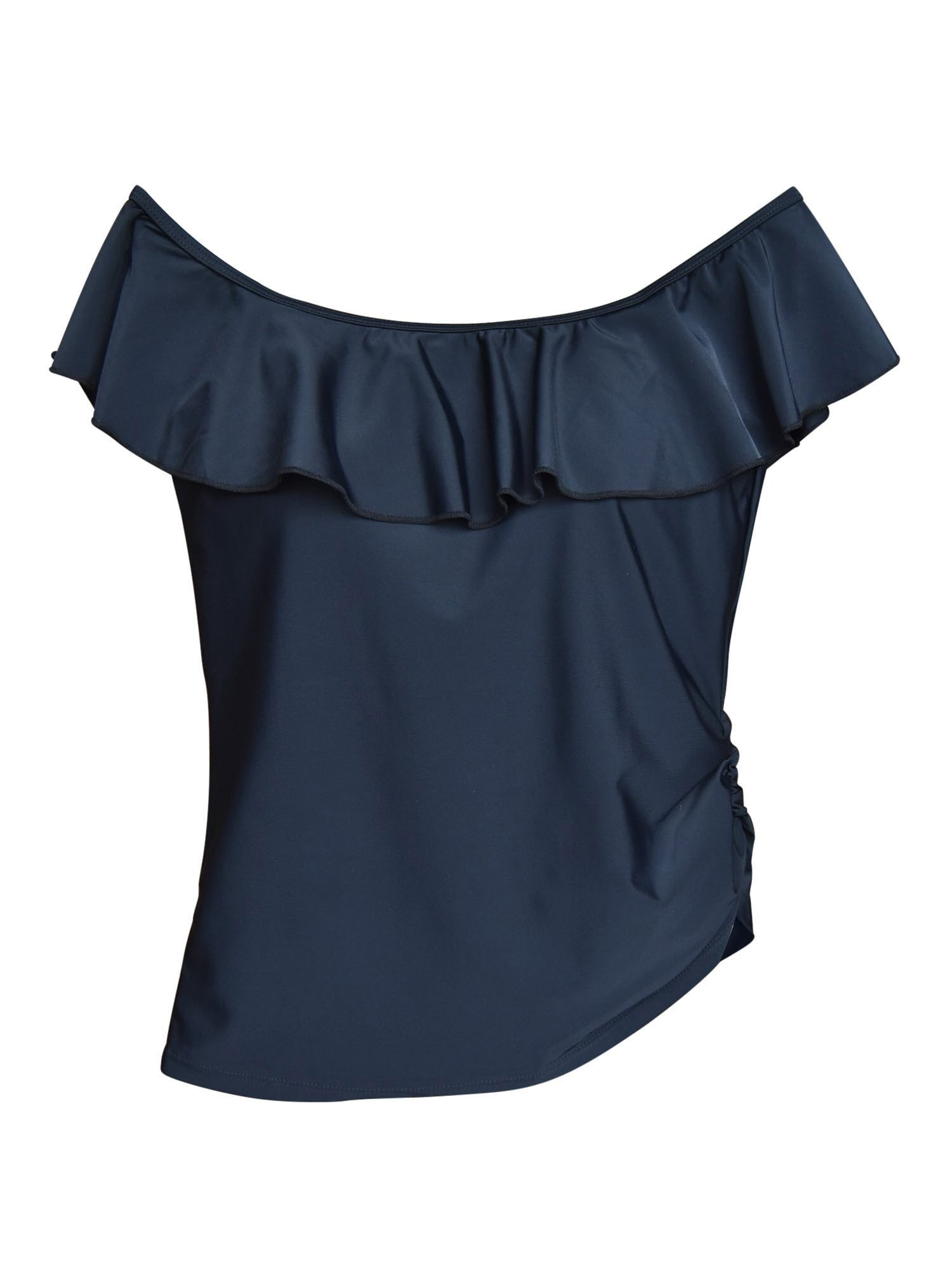 over the shoulder tankini tops