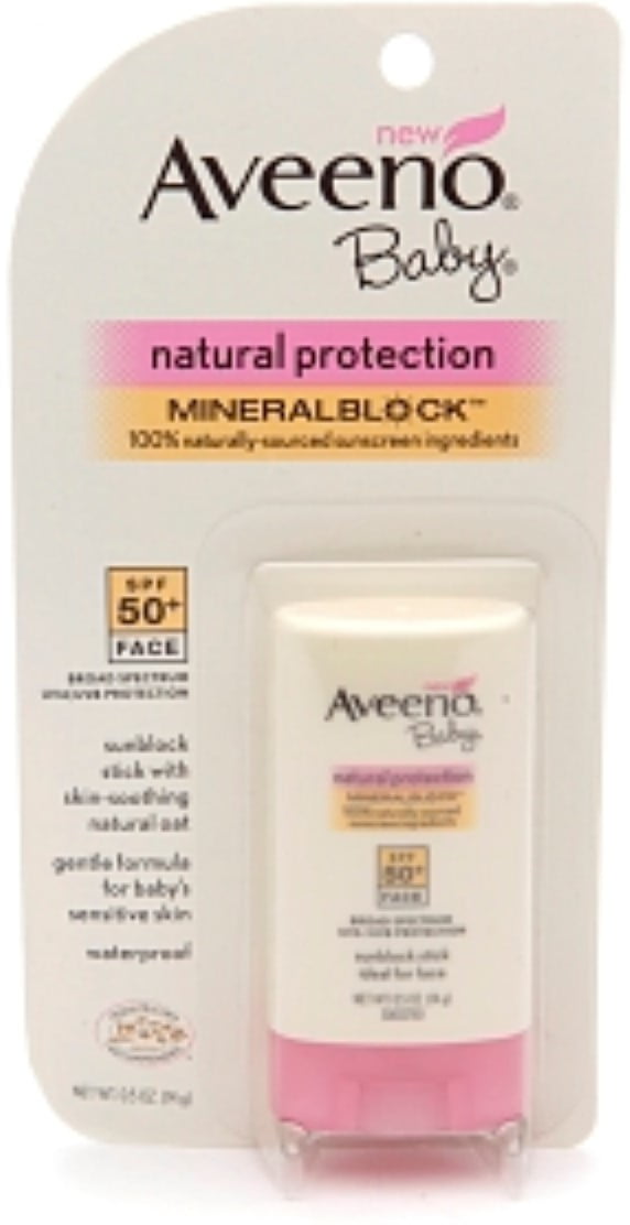 AVEENO Baby Natural Protection Stick Face SPF 50+ 0.50 oz