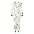 thumbnail image 2 of DuAnyozu Holiday Family Pajamas Matching Sets Christmas PJs with Mama Bear Printed Romper Plaid Pants Sleepwear, 2 of 10