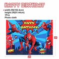 thumbnail image 3 of Spiderman Party Decoration Kit, 5 x 3 Ft Backdrop Banner, 80 Pcs Latex Balloons, Superhero Theme, 3 of 7