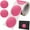 Pink, variant on Tutuviw 2" Pink Envelope Seals Stickers, Round Labels Foil Stickers, Graduation Certificate Wafer Seals with Serrated Edge, Metallic Stickers for Invitations, Wedding Envelope, 250 Per Roll