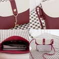 thumbnail image 3 of Bolso mini, bolso bandolera de un solo hombro pequeño Vino tinto, 3 of 5