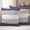 Purple gray, variant on Green Grey Stripe Outdoor Waterproof Pillow Covers, Modern Art Horizontal Striped Decorative Square Throw Pillowcase Sofa Cushion Sham for Patio/Couch/Chair, 20"x20" 2 Pack