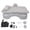 Gray, variant on YAHHU Inflatable Car Air Mattress with 2 Pillows Enhanced Comfort Portable Back Seat Bed for SUVs Trucks Black (53 inches / 134.6 cm)