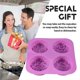 thumbnail image 5 of Flower Silicone Soap Molds, Homemade Soap Mold, Muffin, Pudding, Jelly, Brownie and Cheesecake(1Pcs), 5 of 5