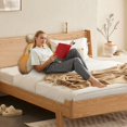 thumbnail image 3 of Almohada de lectura Uanit, almohada extragrande para reposo en cama con soporte para el cuello y brazos desmontables para sentarse en la cama o el sofá, almohada de lectura con respaldo, almohadas de, 3 of 6