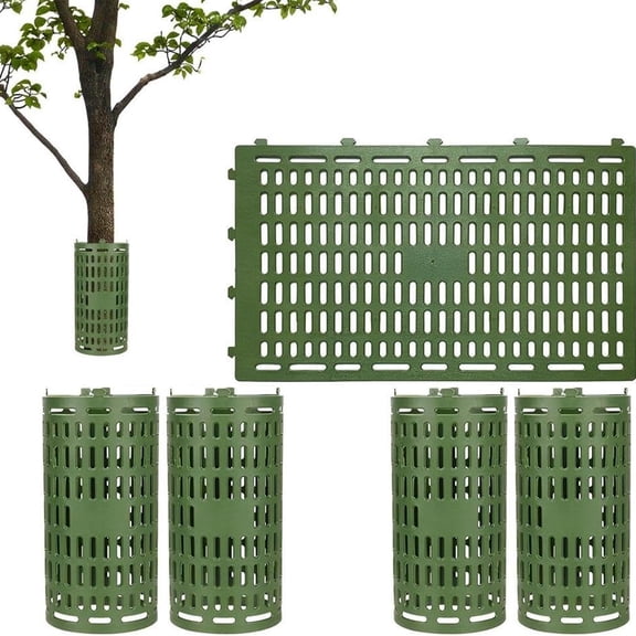 Tree Trunk Protectors Tree Bark Protectors - Small Tree Trunk Protector Guard Breathable Tree Protectors for Wildlife Protection(5Pcs)