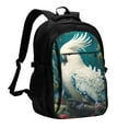 thumbnail image 1 of Balery Tropical Parrot Floral Artwork Mochila con carga USB para hombre y mujer - Mochila impermeable y antirrobo para portátil con puerto USB para viajes, trabajo, estudios y universidad, 1 of 7