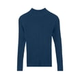 thumbnail image 6 of Xaqiouau Mock Neck Sweater for Women Ribbed Knit Long Sleeve Slim Fit Pullover Soft Stretch Lightweight Casual Fall Winter Sweater Top, 6 of 6
