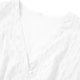 thumbnail image 5 of Vestido midi de playa para mujer Botones Vestido casual con volantes Vestidos de una línea (Blanco XL) Tmvgtek Para estrenar, 5 of 7