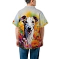 thumbnail image 5 of Welcome Spring Summer Whippet Portrait Flower Blue Sky Hawaiian Shirt Breathable Summer Unisex Merch Dog Lover - 12001, 5 of 6