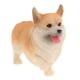 thumbnail image 4 of Figura de Animal artesanal de resina Sharpla Corgi galés Amarillo, 4 of 6