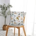 thumbnail image 5 of Pofeuu Cute Colorful Animal Print Double-sided plush pillowcase Square Throw Pillow Covers Pillows Cover for Living Room Bedroom Sofa Couch Cushion Cover（No pillow core）-22"x22", 5 of 7
