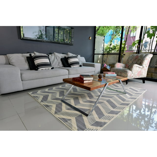 Livingreen Tapete Dali 018 Ivory Grande 1.60 X 2.20 Livingreen Tapete de área
