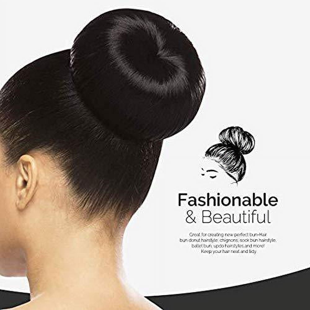 Amazon.com: oetnaisan 3 Pieces Hair Bun Maker Deft for Twister, Flexible Donut  Bun, Lazy Curler Clips, Fashion French Hairstyle, Accessories Women & Girls  Kids (Black) : Beauty & Personal Care